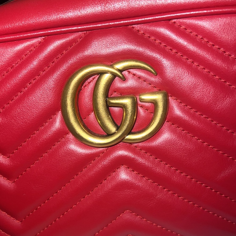 Small Gucci marmont  leather bag - Picture 2 of 12